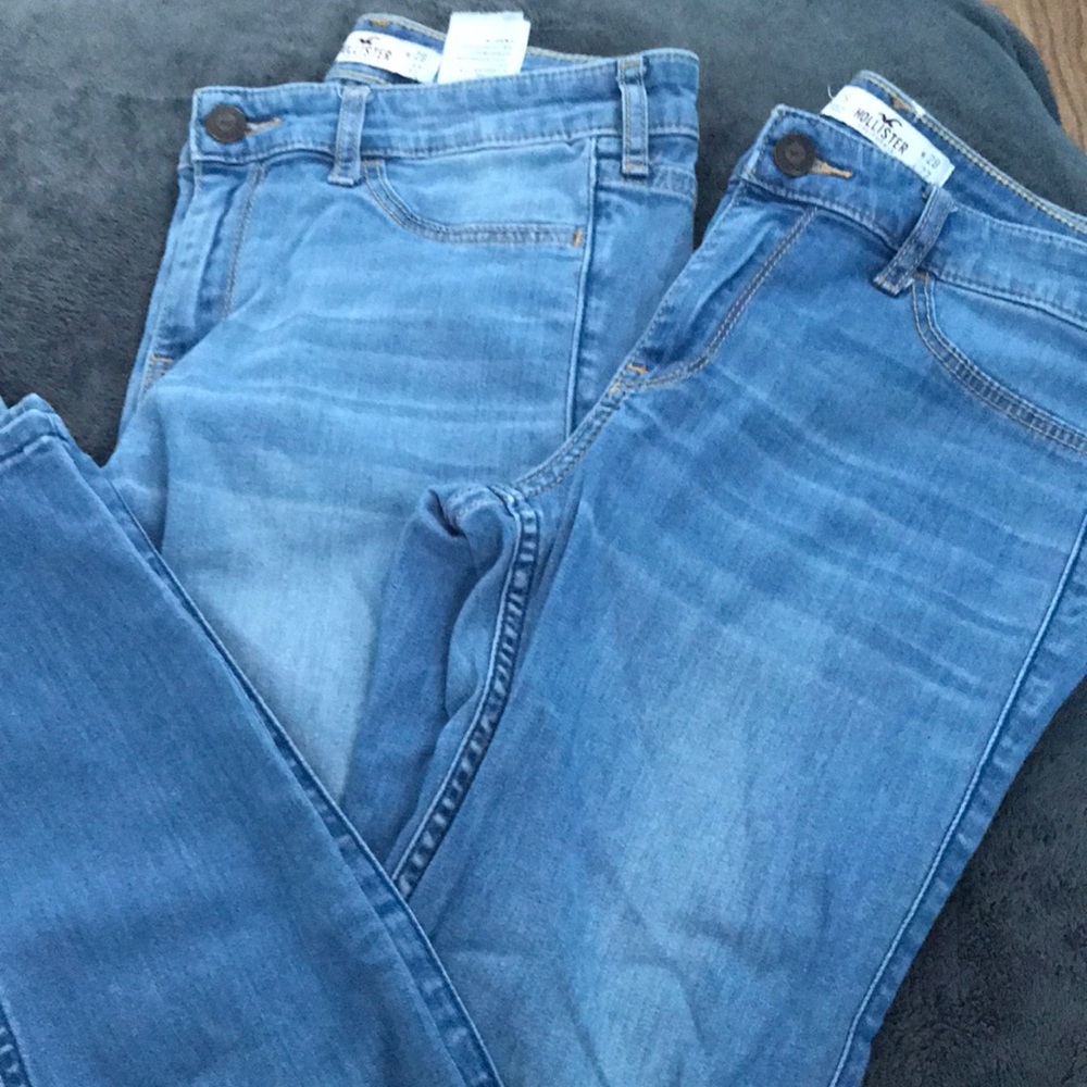 2 pairs of Hollister jeans, worn a few times